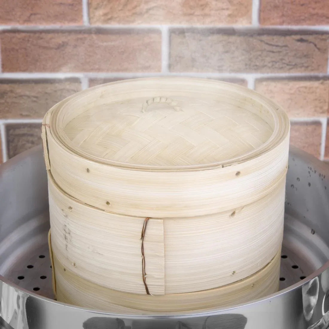 K302 Vogue Bamboo Food Steamer 152mm - JD Catering Equipment Solutions Ltd