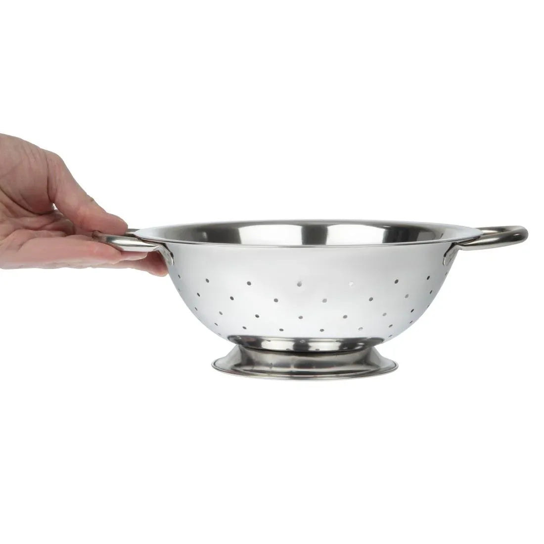 K331 Vogue Stainless Steel Colander 9" - JD Catering Equipment Solutions Ltd
