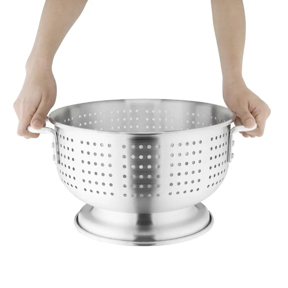 K338 Vogue Aluminium Colander 16" - JD Catering Equipment Solutions Ltd