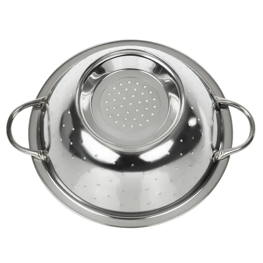 K347 Vogue Stainless Steel Colander 10" - JD Catering Equipment Solutions Ltd
