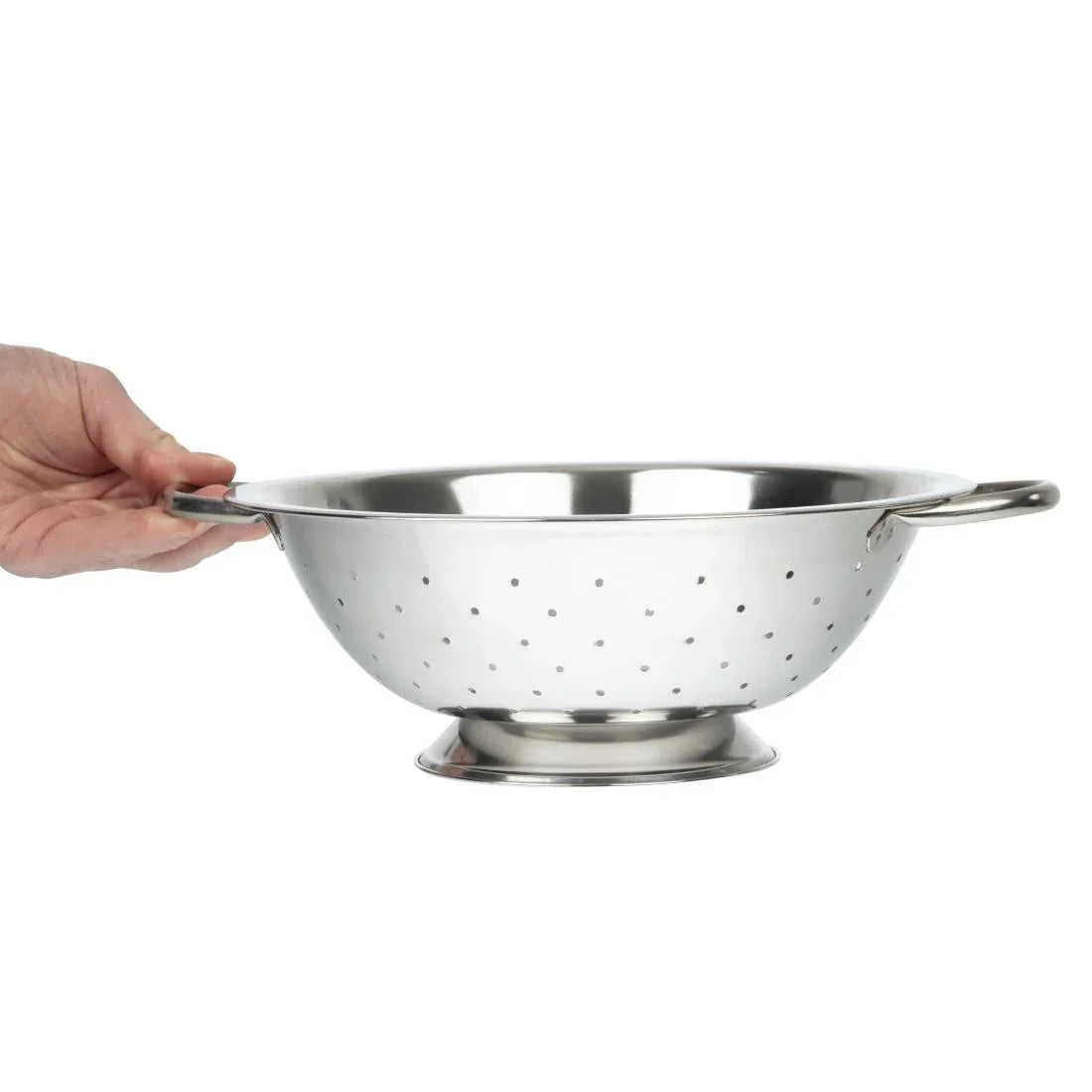 K347 Vogue Stainless Steel Colander 10" - JD Catering Equipment Solutions Ltd