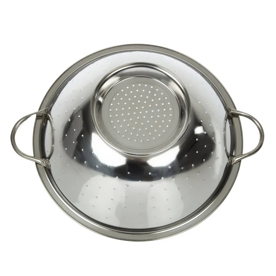 K349 Vogue Stainless Steel Colander 14" - JD Catering Equipment Solutions Ltd