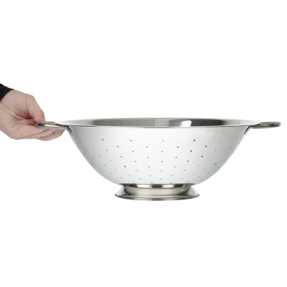 K349 Vogue Stainless Steel Colander 14" - JD Catering Equipment Solutions Ltd