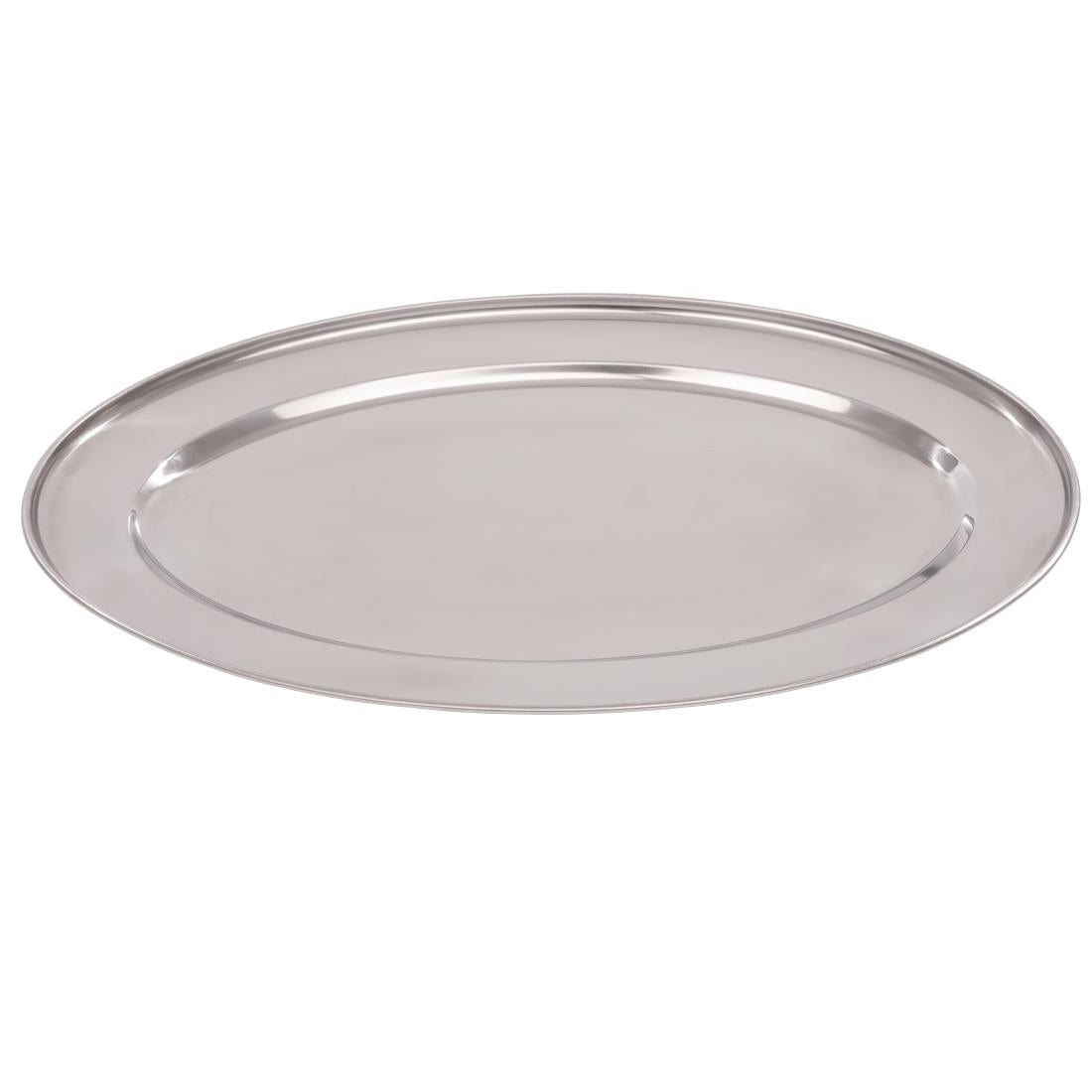 K365 Olympia Stainless Steel Oval Serving Tray 400mm K365