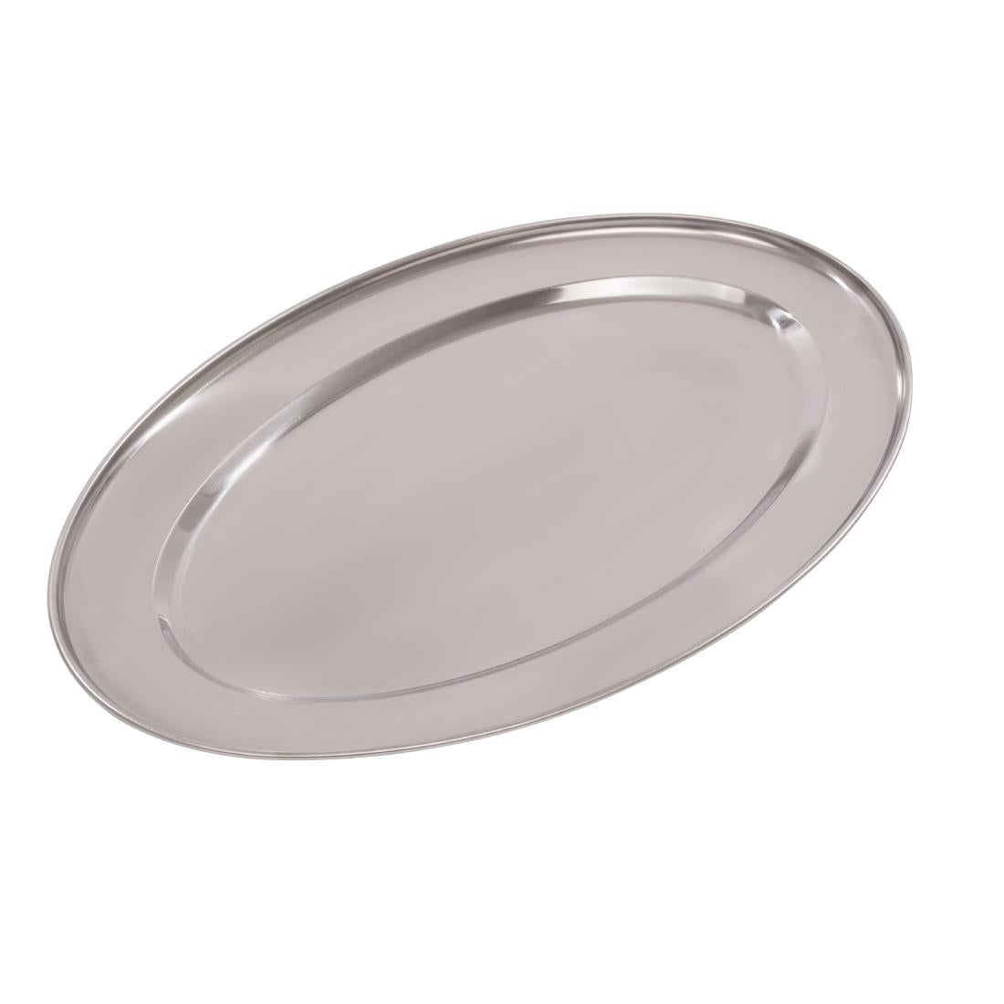 K365 Olympia Stainless Steel Oval Serving Tray 400mm K365