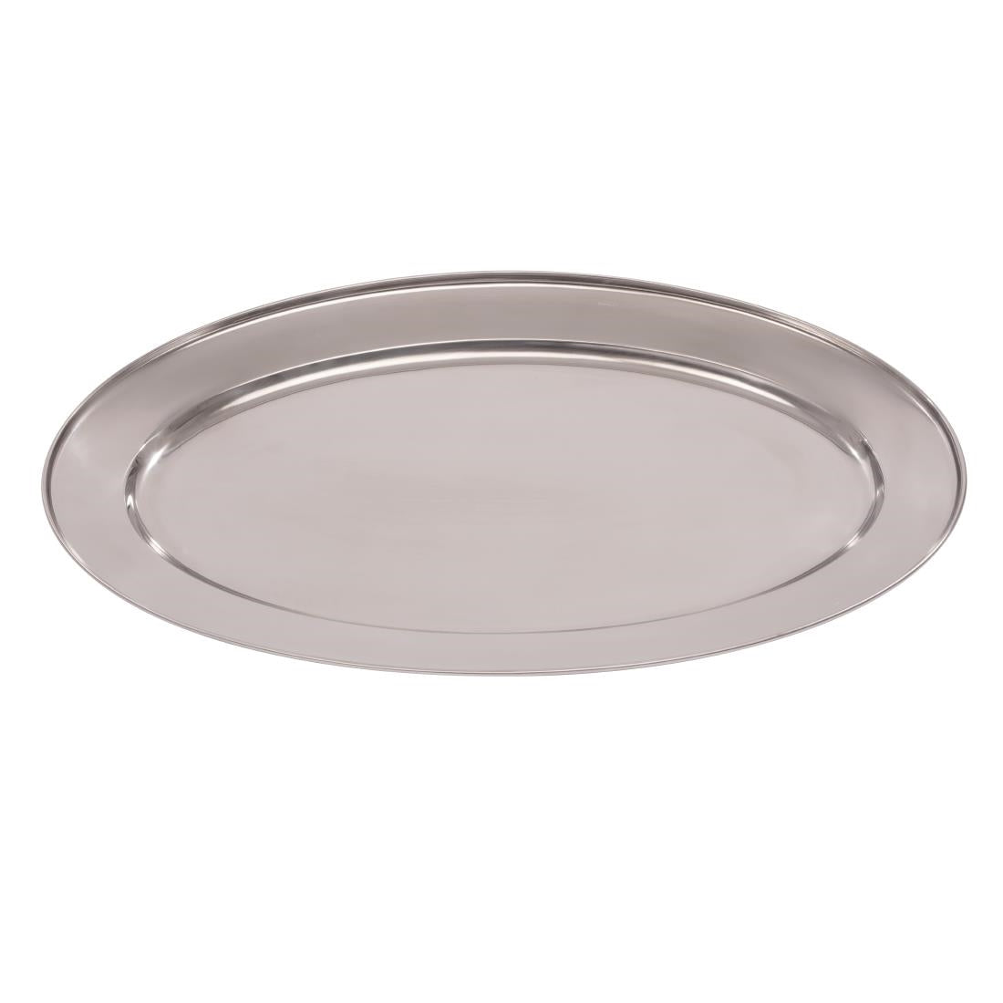 K368 Olympia Stainless Steel Oval Serving Tray 550mm K368