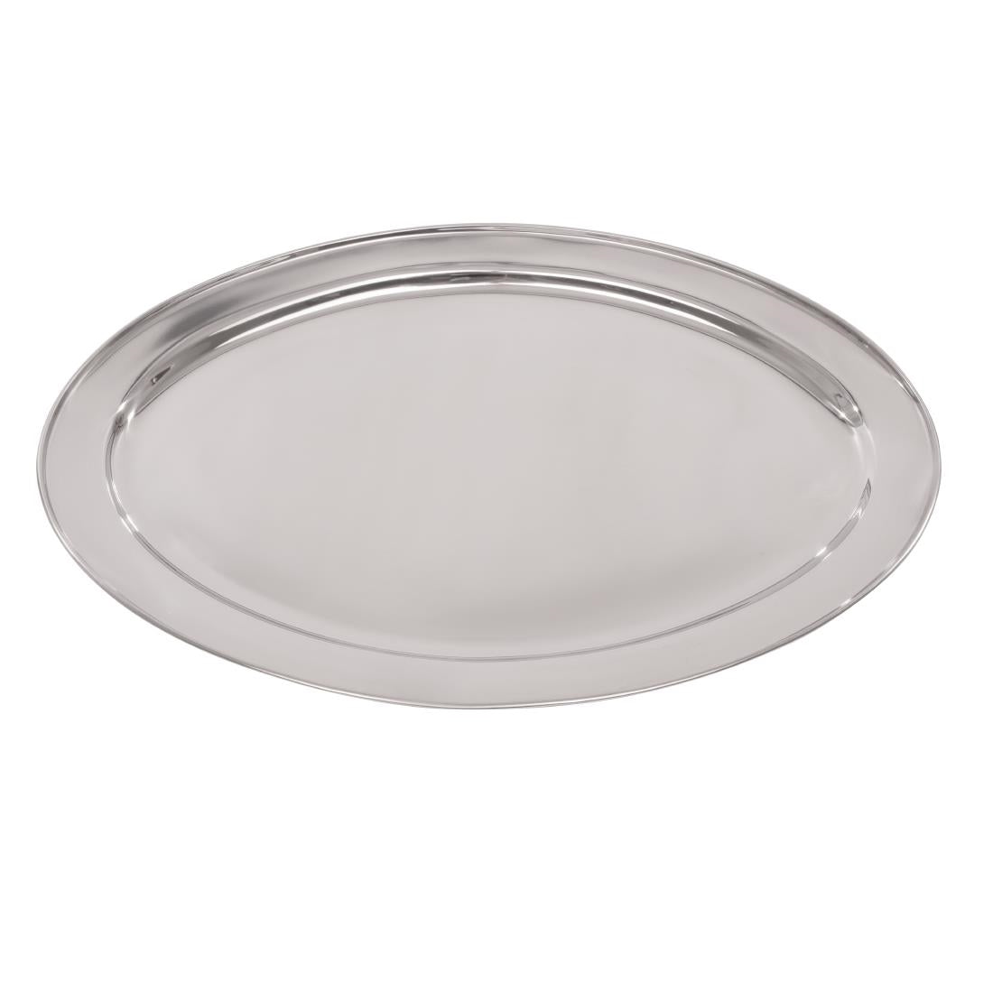 K370 Olympia Stainless Steel Oval Serving Tray 660mm K370