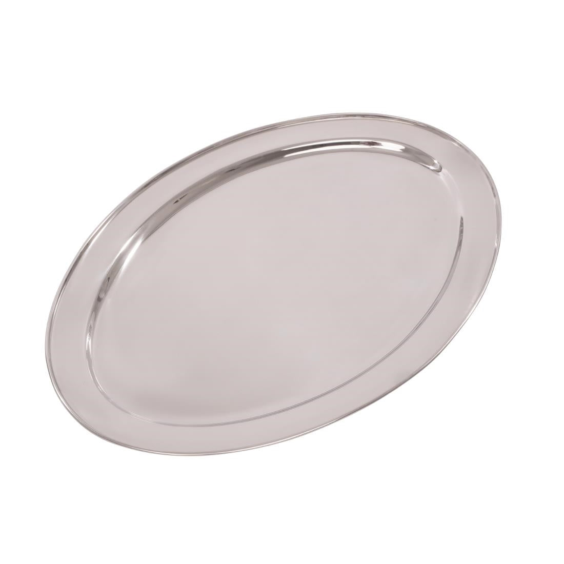 K370 Olympia Stainless Steel Oval Serving Tray 660mm K370