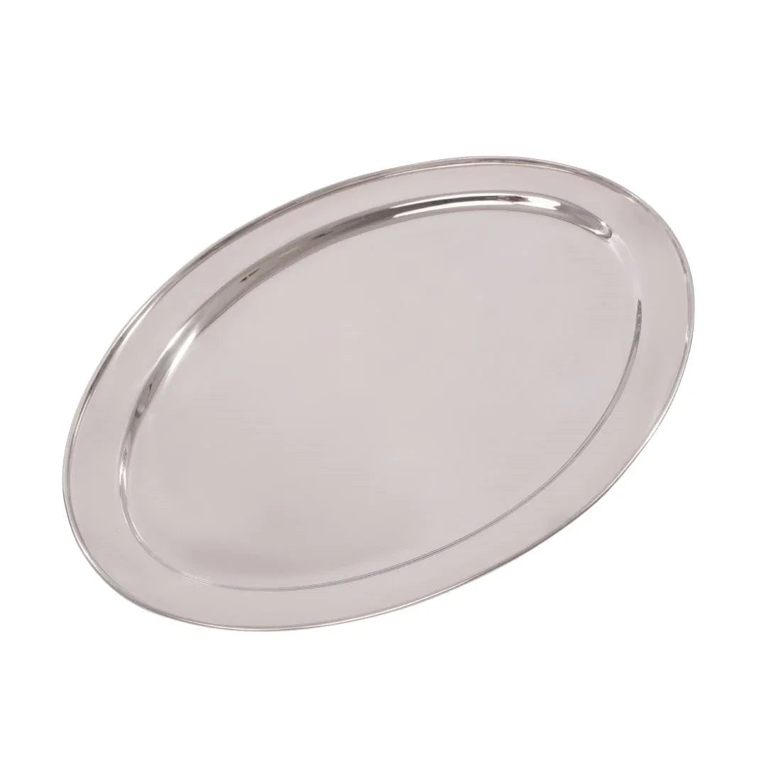 K370 Olympia Stainless Steel Oval Serving Tray 660mm K370 - JD Catering Equipment Solutions Ltd