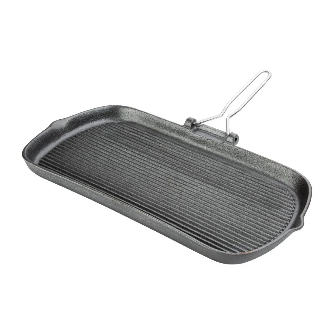 K417 Vogue Cast Iron Grill Pan - JD Catering Equipment Solutions Ltd