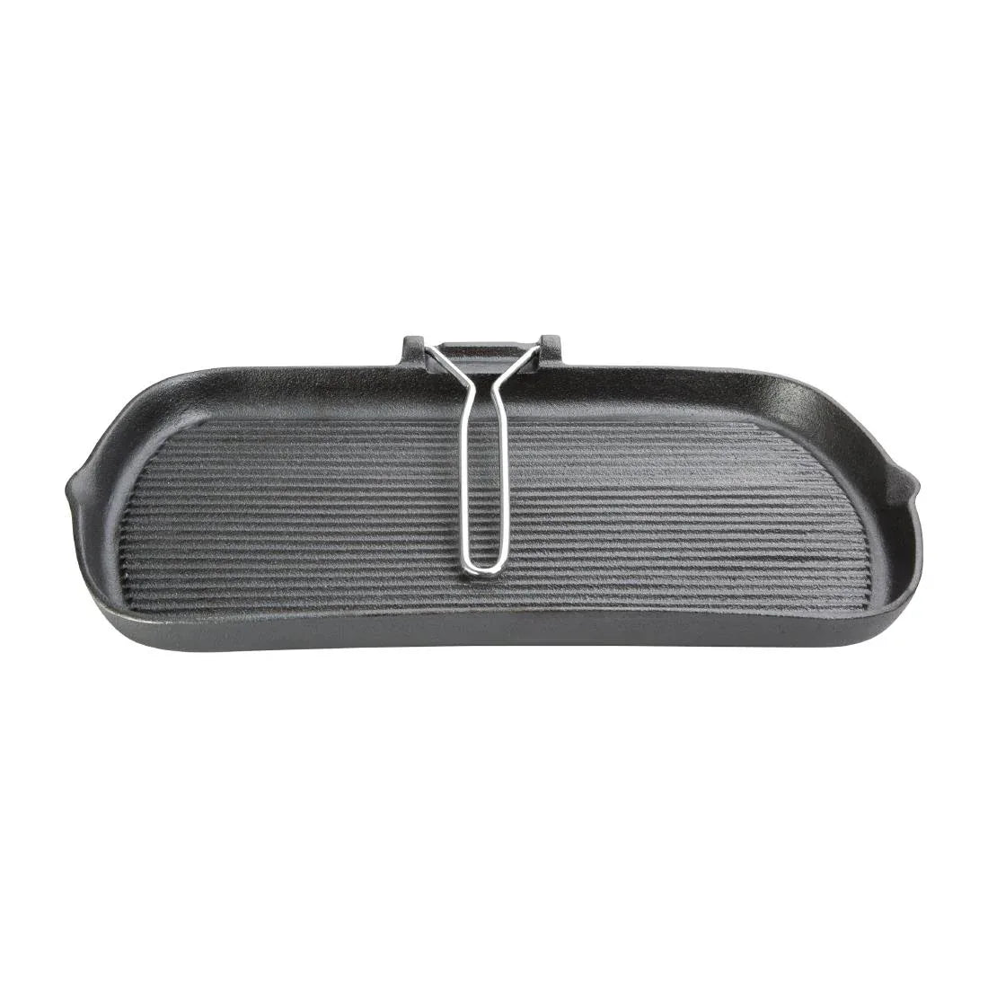 K417 Vogue Cast Iron Grill Pan - JD Catering Equipment Solutions Ltd