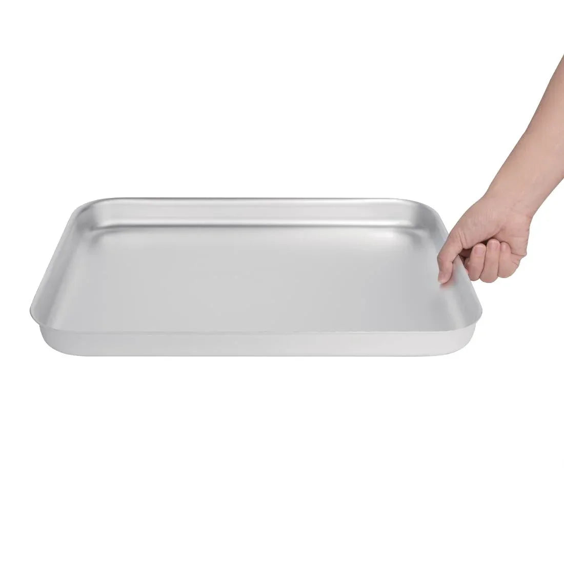 K434 Vogue Aluminium Bakewell Pan 420mm - JD Catering Equipment Solutions Ltd