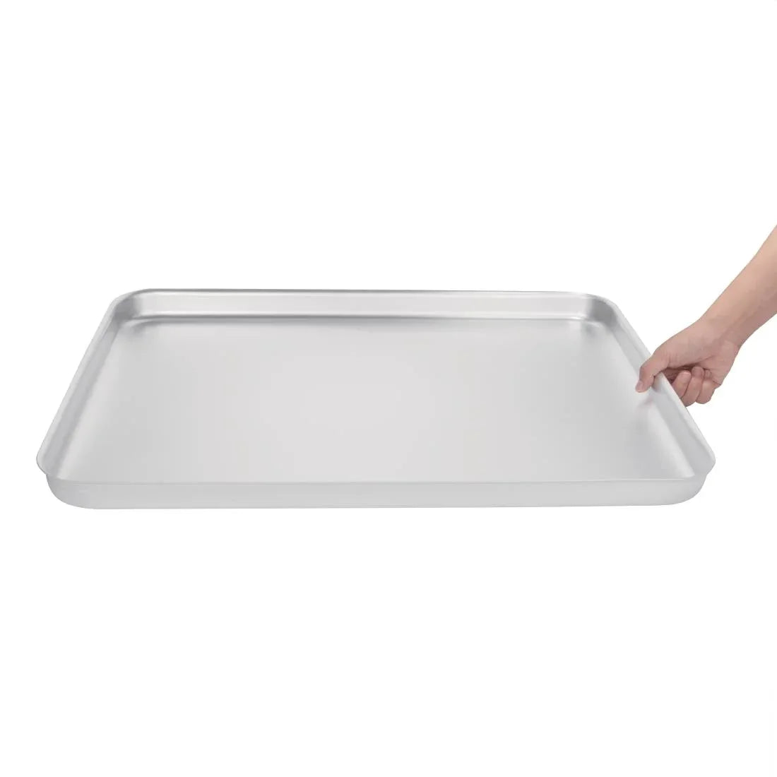 K437 Vogue Aluminium Bakewell Pan 610mm - JD Catering Equipment Solutions Ltd