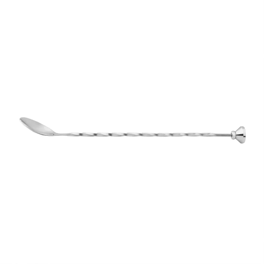K474 Olympia Twisted Bar Spoon with Disc End - JD Catering Equipment Solutions Ltd