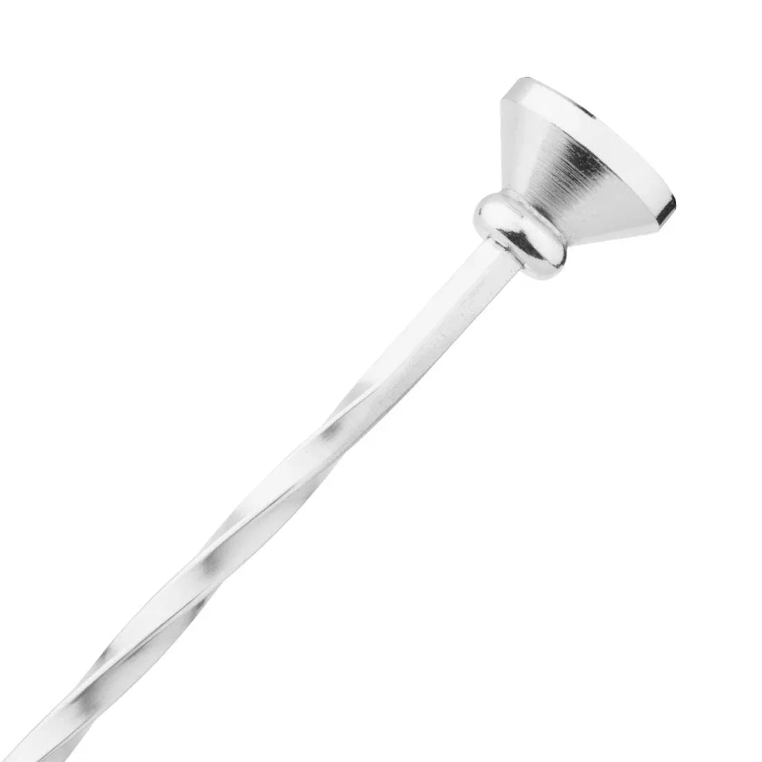 K474 Olympia Twisted Bar Spoon with Disc End - JD Catering Equipment Solutions Ltd