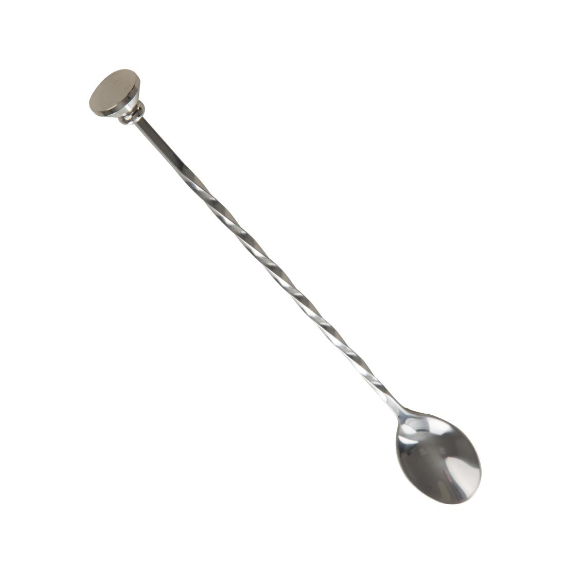 K474 Olympia Twisted Bar Spoon with Disc End