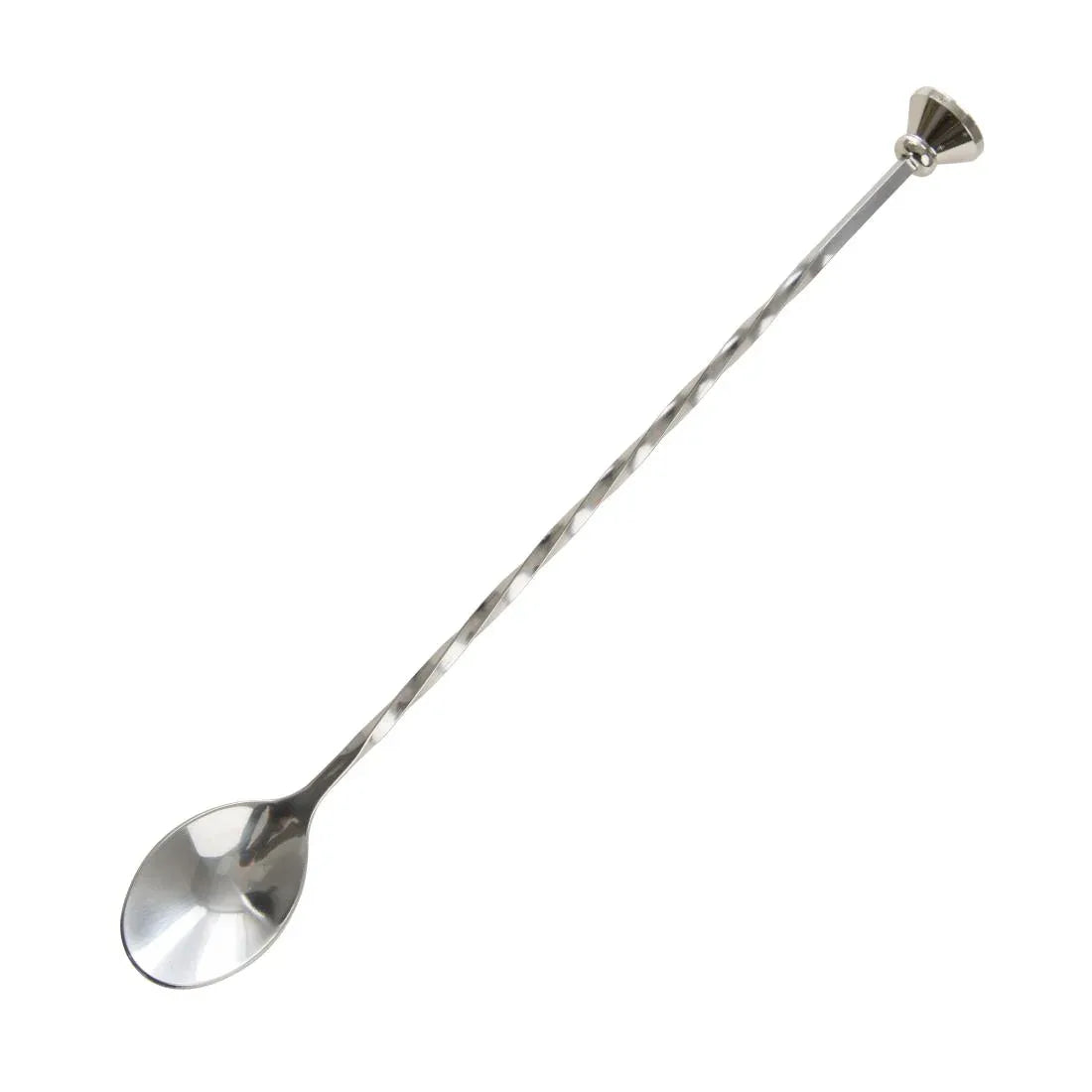 K474 Olympia Twisted Bar Spoon with Disc End - JD Catering Equipment Solutions Ltd