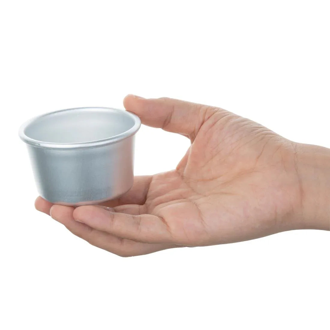 K514 Vogue Aluminium Mini Dariole Mould 100ml (Pack of 6) - JD Catering Equipment Solutions Ltd