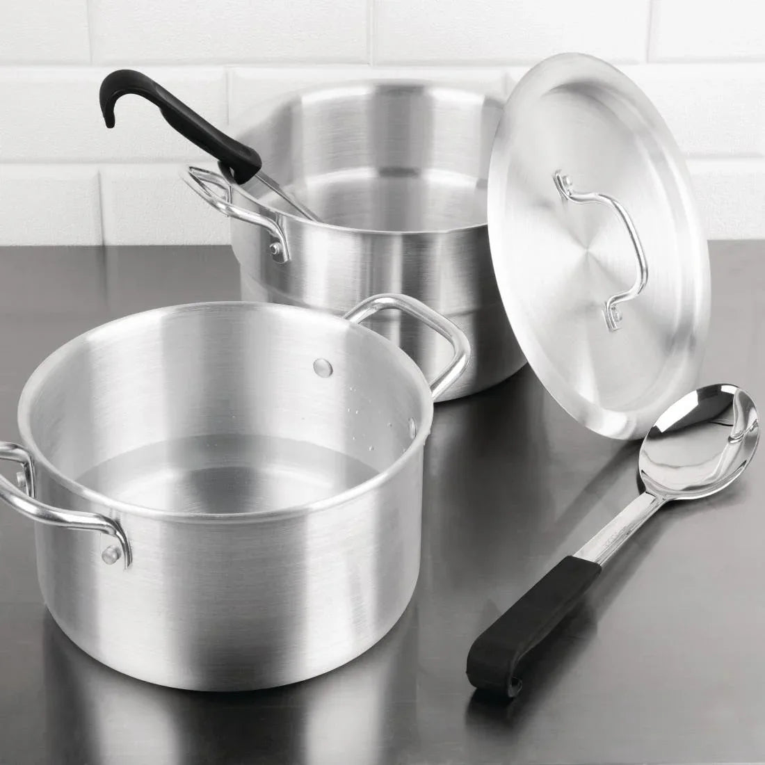 K643 Vogue Aluminium Double Boiler Pan 4Ltr K643 - JD Catering Equipment Solutions Ltd