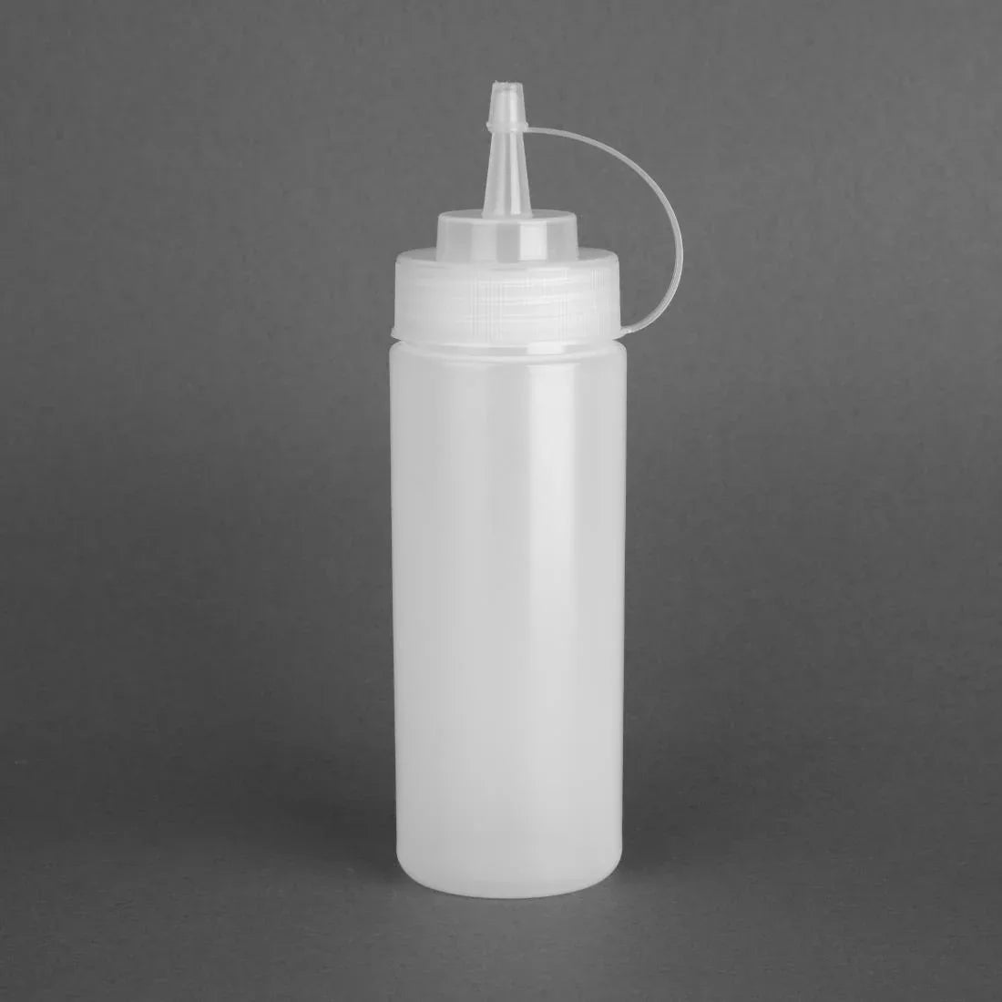 K657 Vogue Clear Squeeze Sauce Bottle 12oz - JD Catering Equipment Solutions Ltd