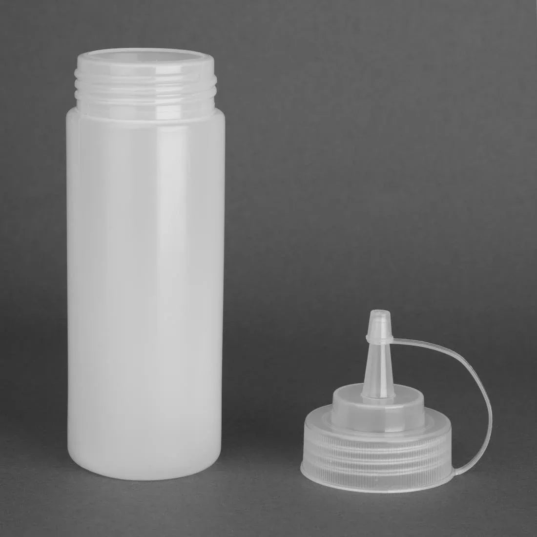 K657 Vogue Clear Squeeze Sauce Bottle 12oz - JD Catering Equipment Solutions Ltd