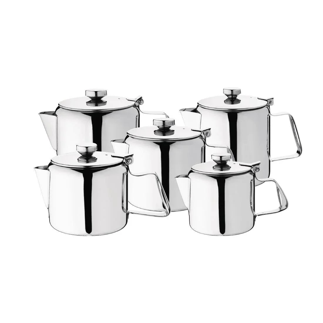 K680 Olympia Concorde Stainless Steel Teapot - JD Catering Equipment Solutions Ltd