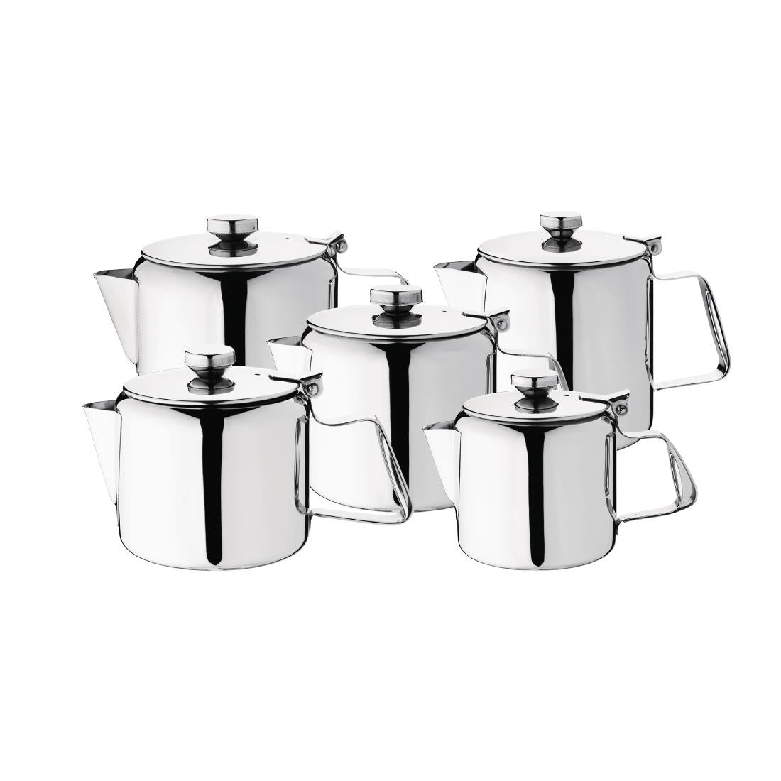 Olympia Concorde Stainless Steel Teapot 850ml
