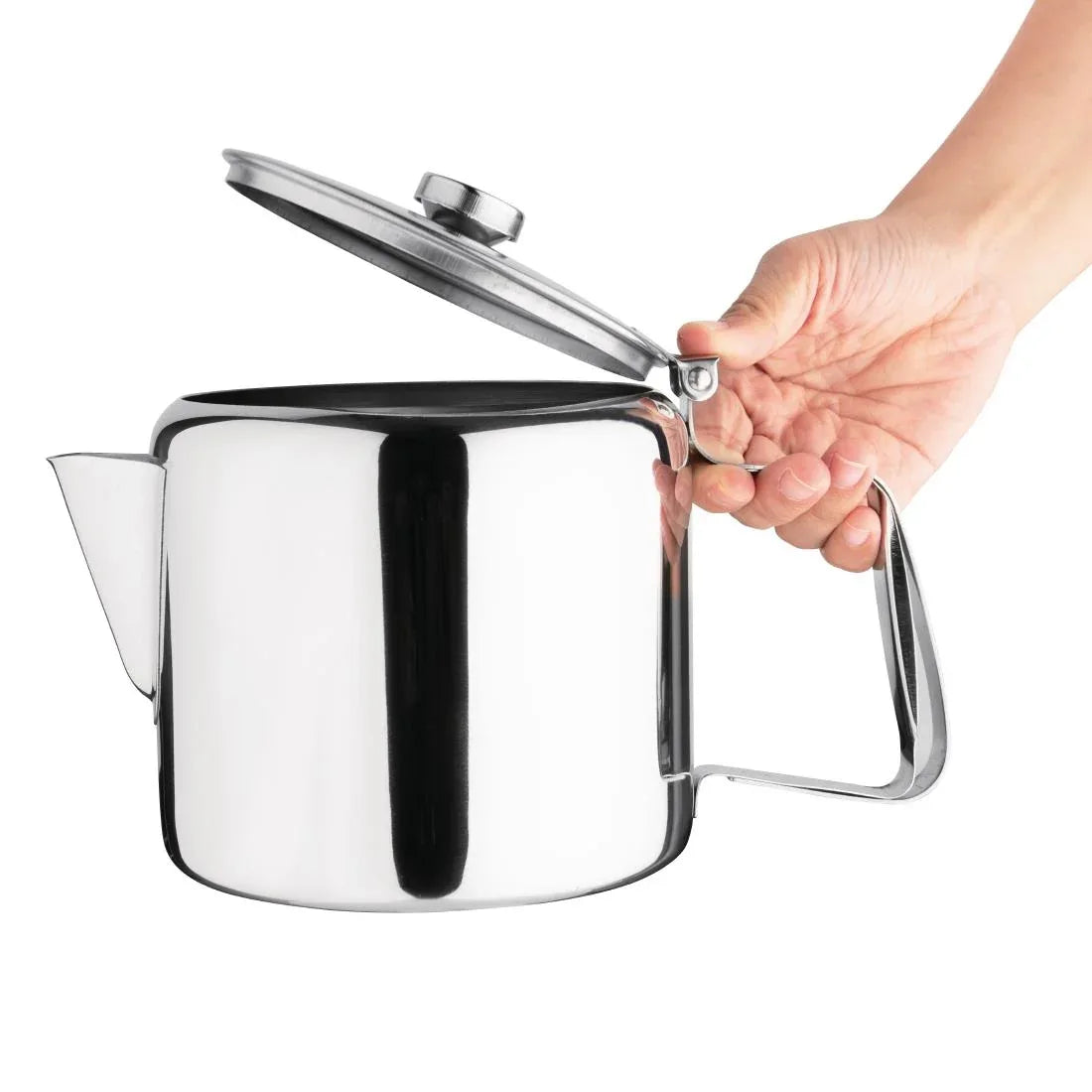 K681 Olympia Concorde Stainless Steel Teapot - JD Catering Equipment Solutions Ltd