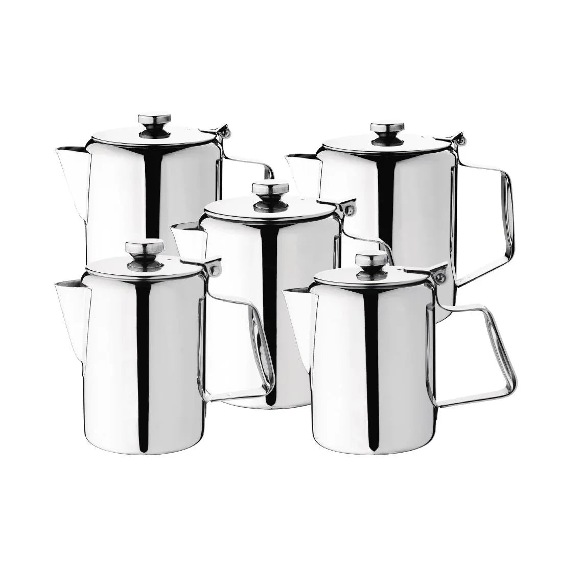 K749 Olympia Concorde Stainless Steel Coffee Pot 1.99Ltr - JD Catering Equipment Solutions Ltd
