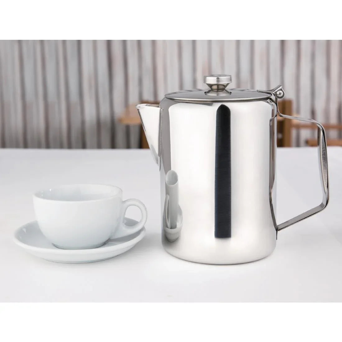 K749 Olympia Concorde Stainless Steel Coffee Pot 1.99Ltr - JD Catering Equipment Solutions Ltd