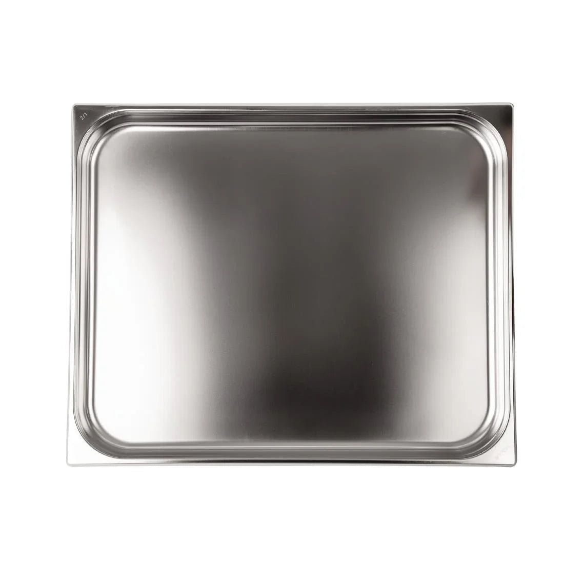 K801 Vogue Stainless Steel 2/1 Gastronorm Pan 40mm - JD Catering Equipment Solutions Ltd