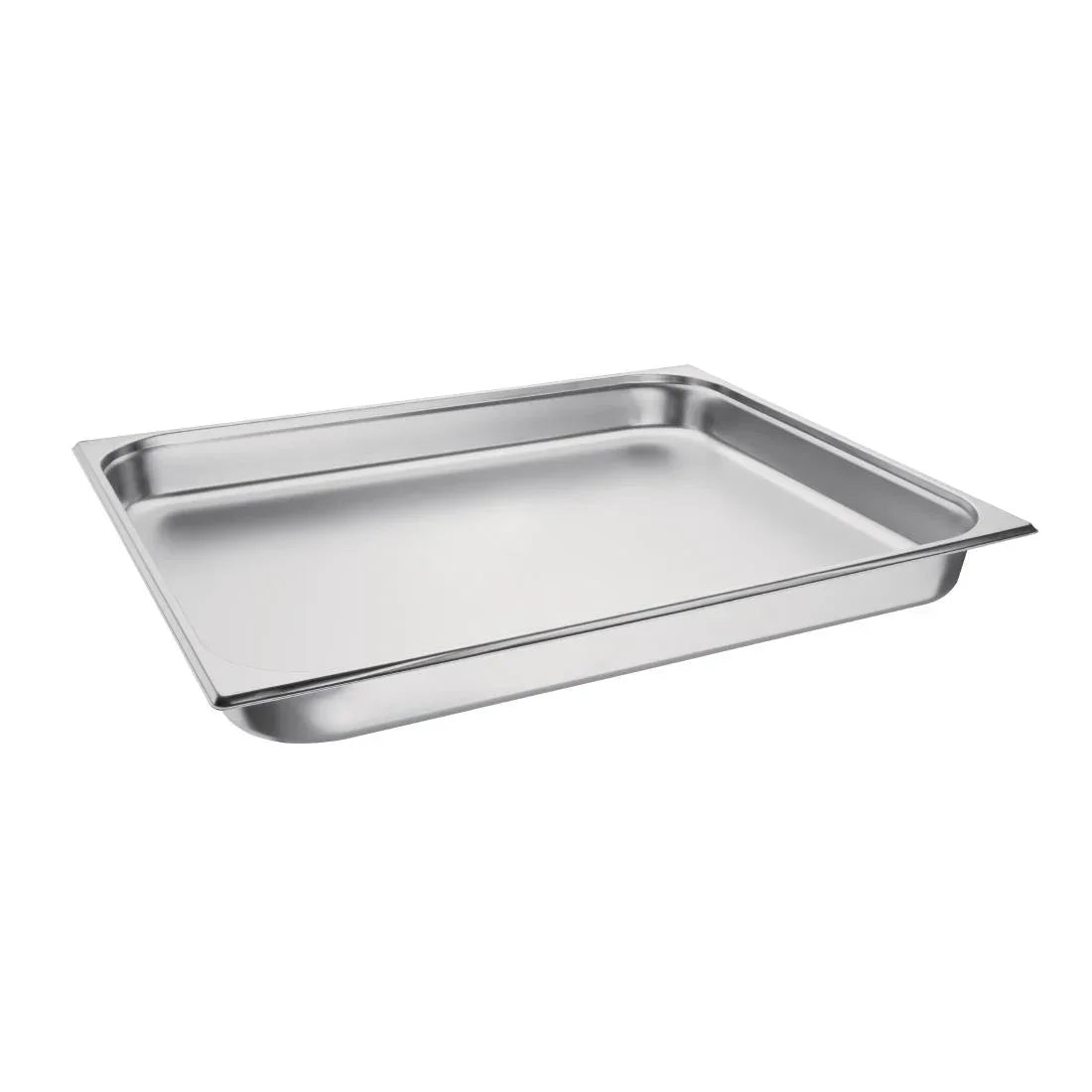 K802 Vogue Stainless Steel 2/1 Gastronorm Pan 65mm - JD Catering Equipment Solutions Ltd