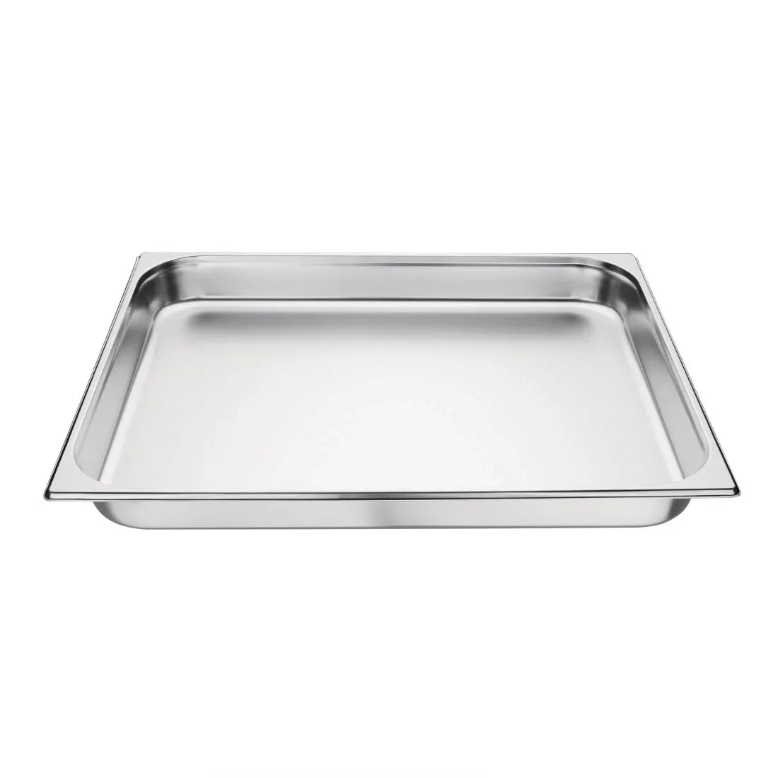 K802 Vogue Stainless Steel 2/1 Gastronorm Pan 65mm - JD Catering Equipment Solutions Ltd
