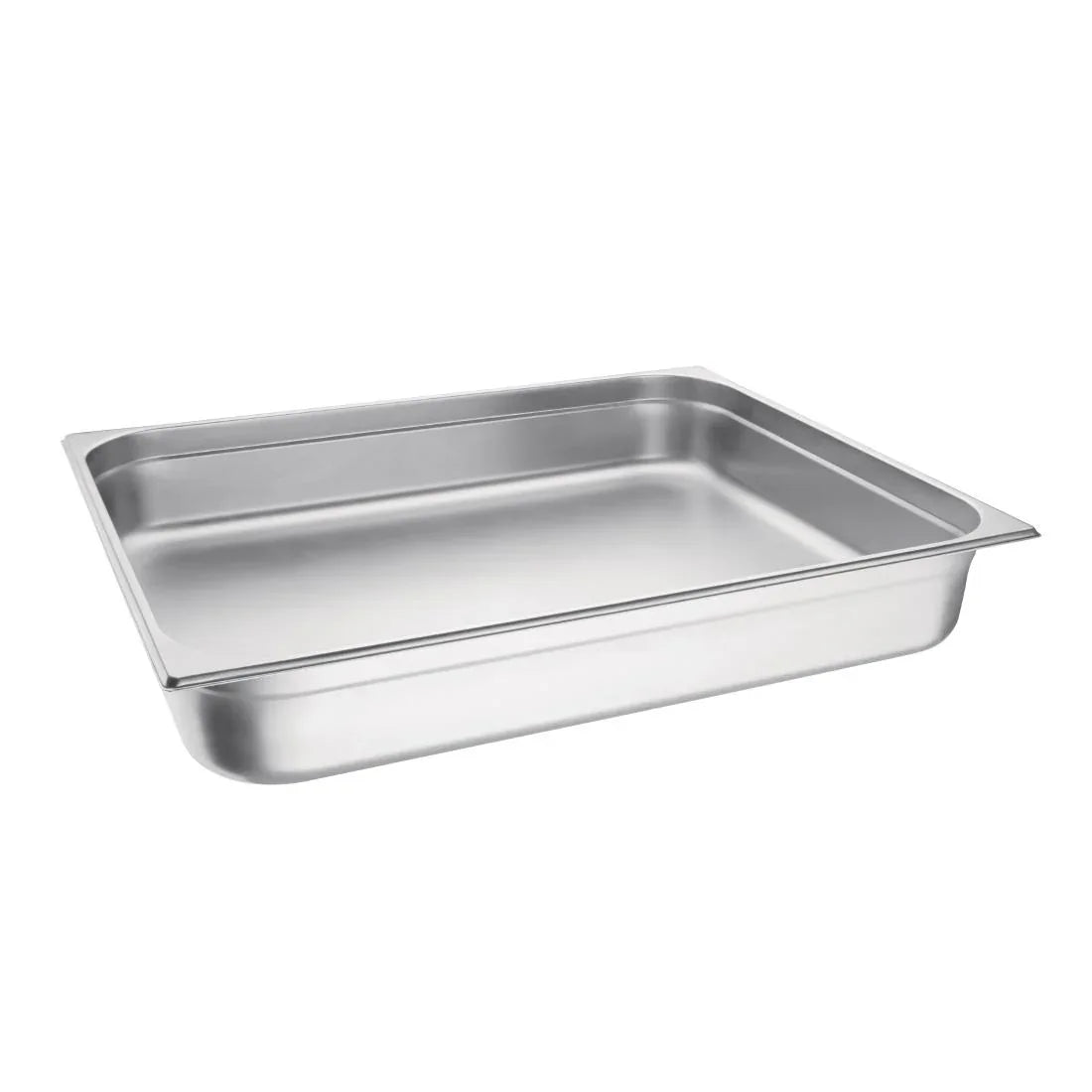 K804 Vogue Stainless Steel 2/1 Gastronorm Pan 100mm - JD Catering Equipment Solutions Ltd