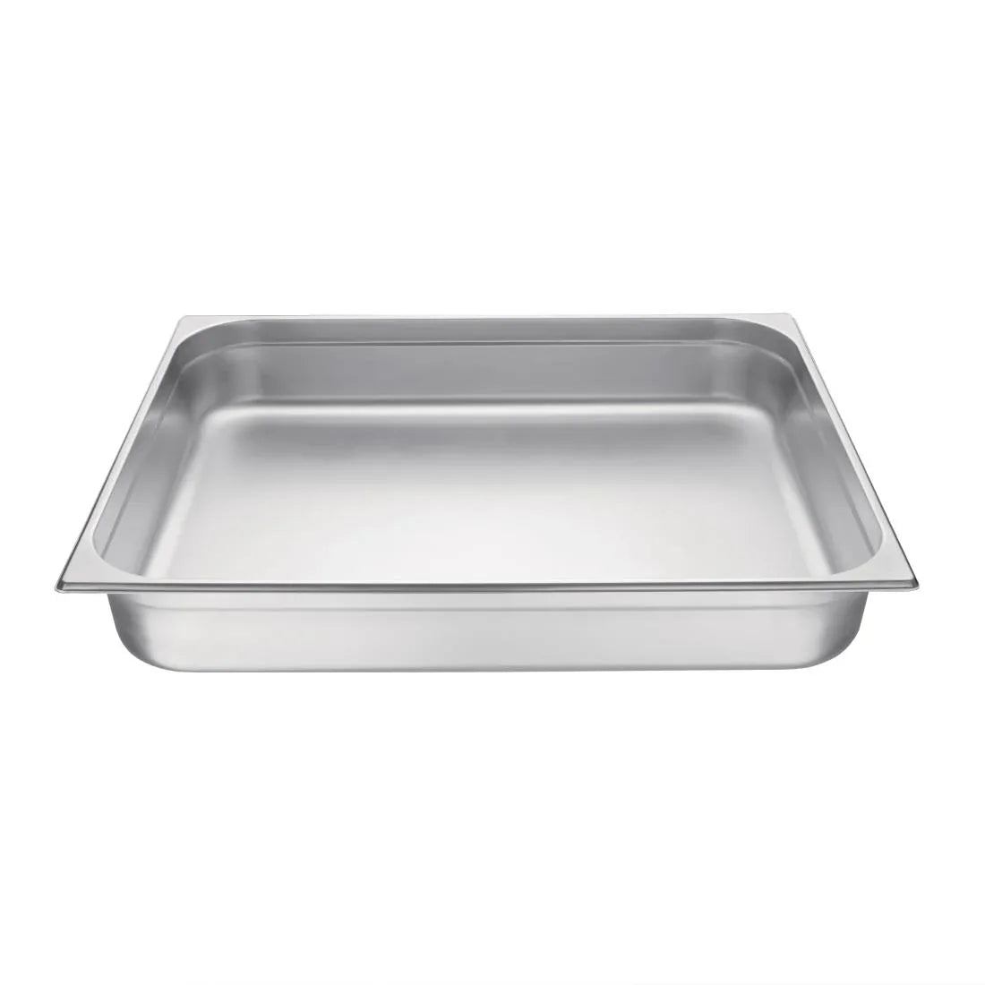K804 Vogue Stainless Steel 2/1 Gastronorm Pan 100mm - JD Catering Equipment Solutions Ltd