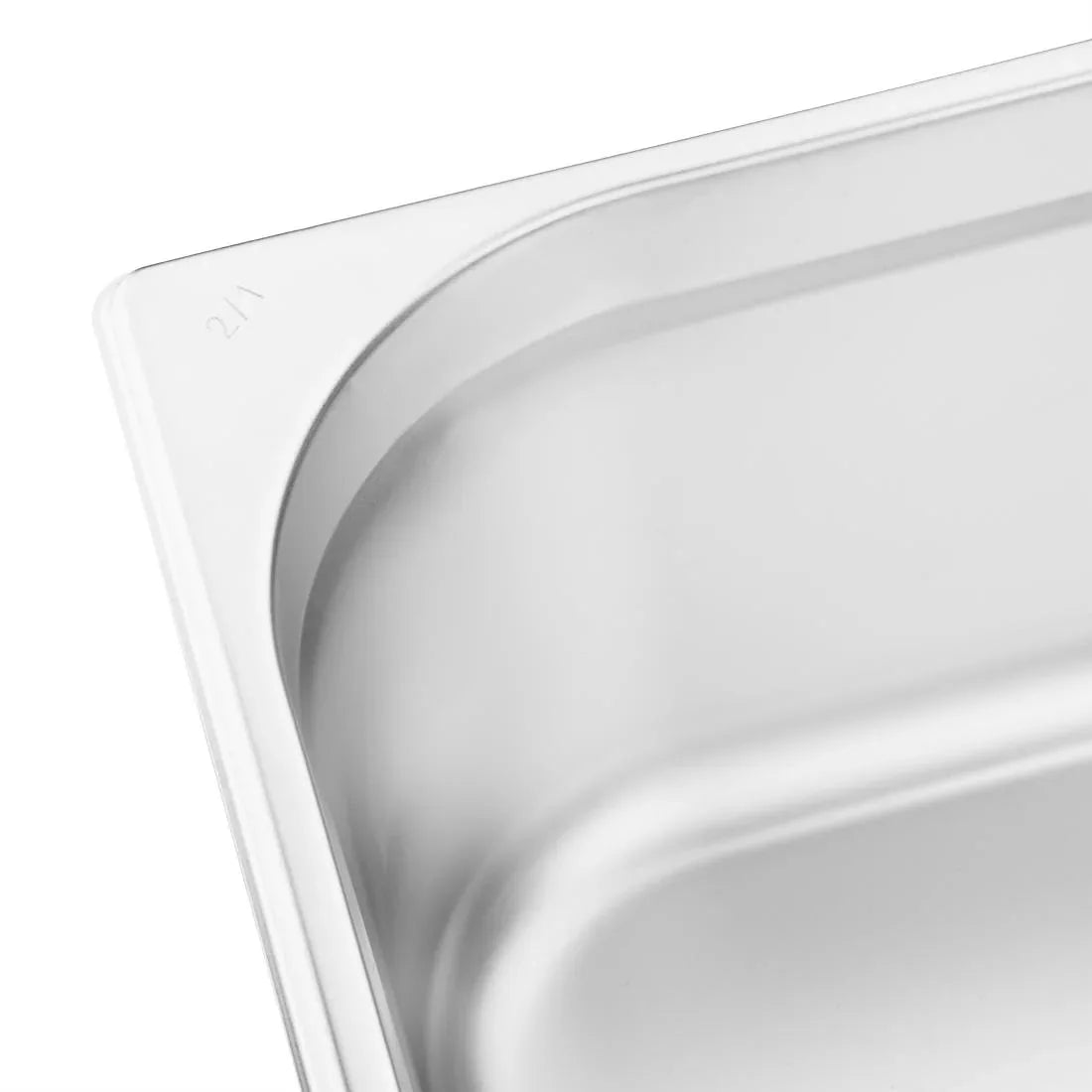 K807 Vogue Stainless Steel 2/1 Gastronorm Pan 150mm - JD Catering Equipment Solutions Ltd