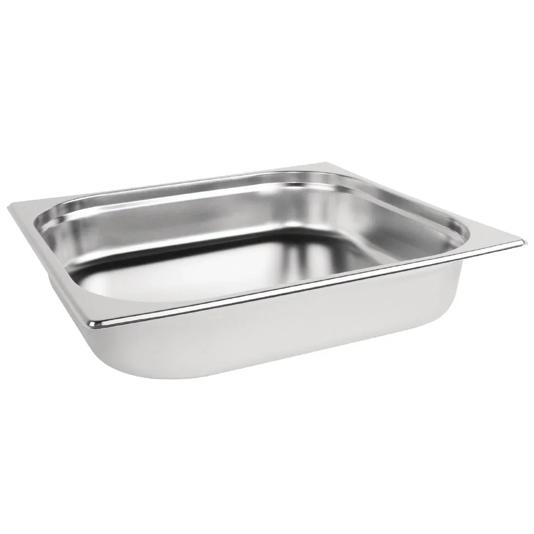 K811 Vogue Stainless Steel 2/3 Gastronorm Pan 65mm - JD Catering Equipment Solutions Ltd