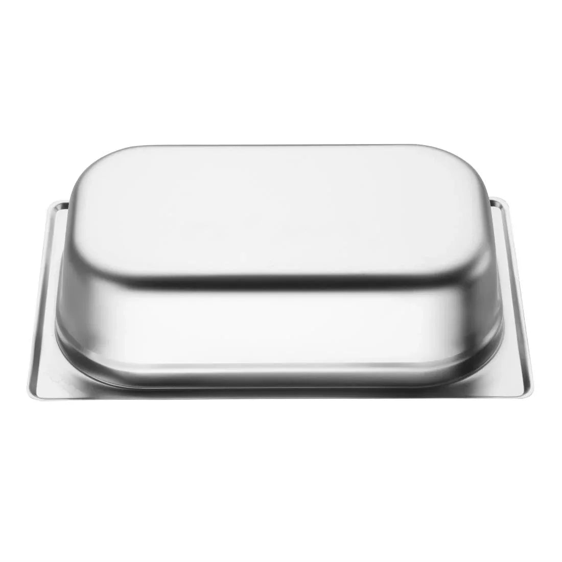 K818 Vogue Stainless Steel 1/4 Gastronorm Pan 65mm - JD Catering Equipment Solutions Ltd