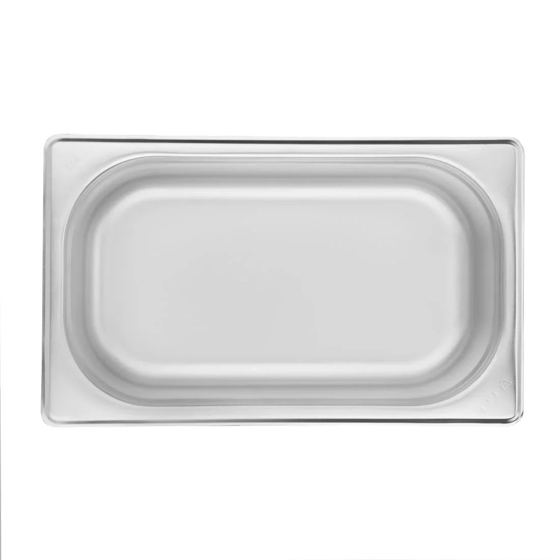 K818 Vogue Stainless Steel 1/4 Gastronorm Pan 65mm - JD Catering Equipment Solutions Ltd