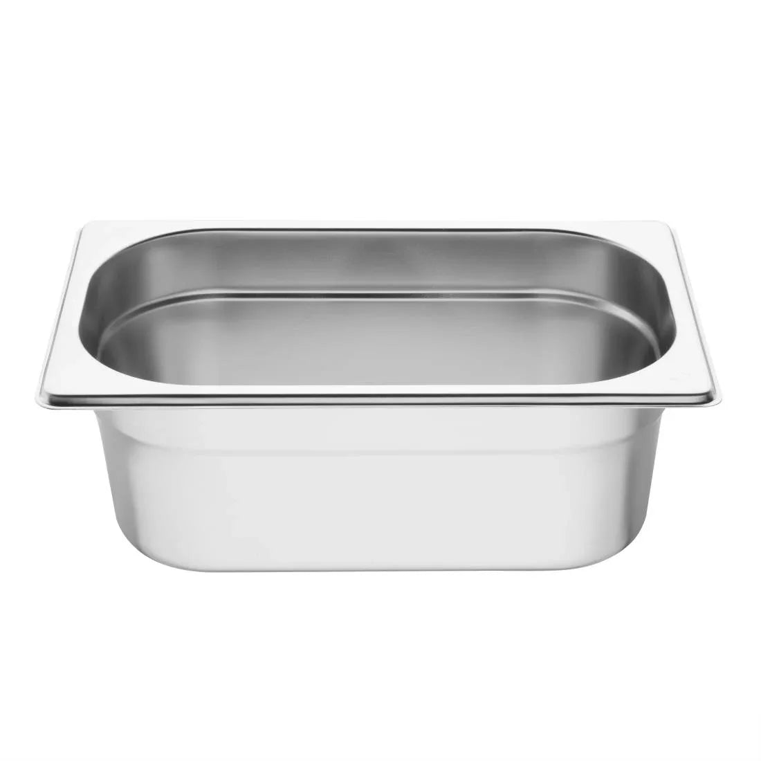 K819 Vogue Stainless Steel 1/4 Gastronorm Pan 100mm - JD Catering Equipment Solutions Ltd