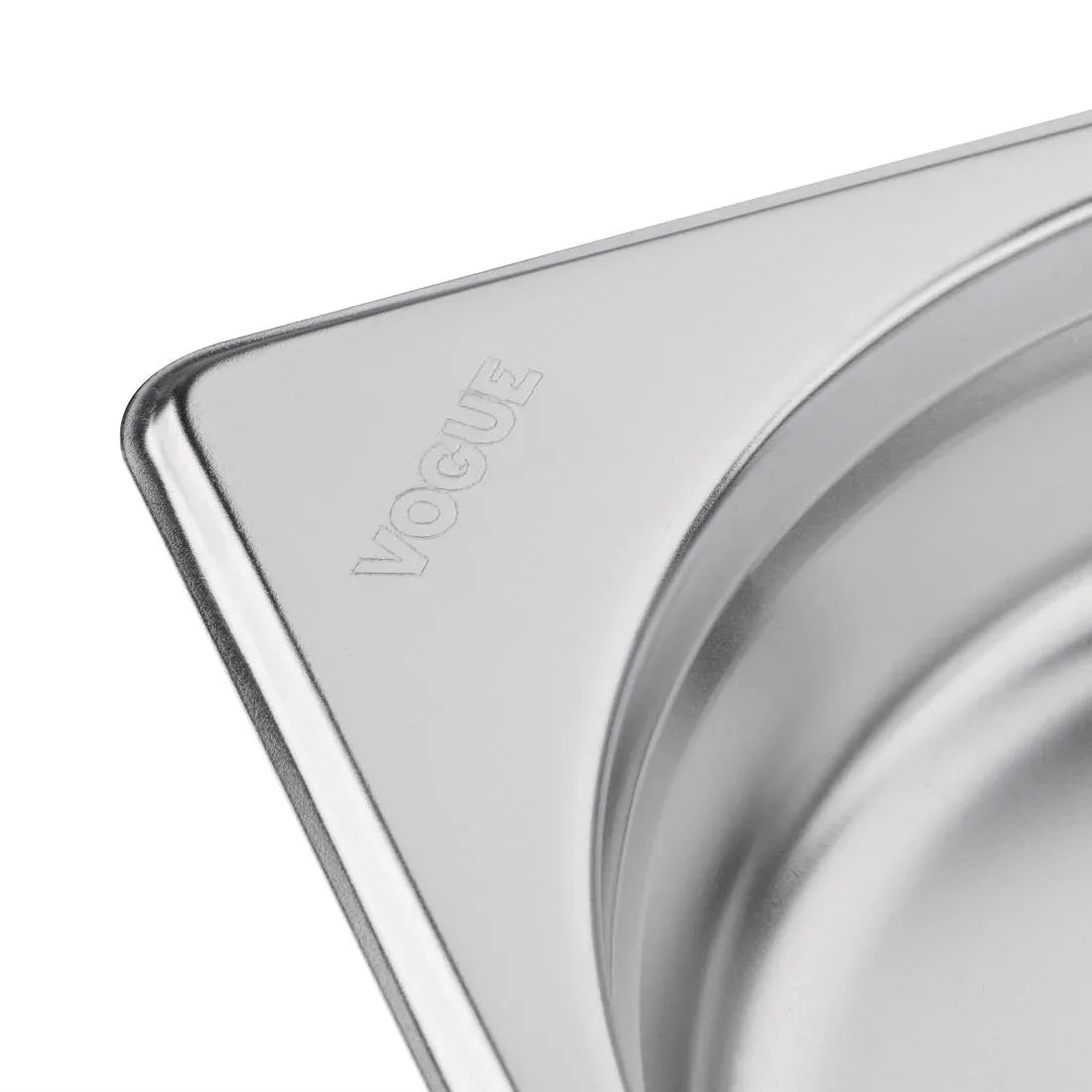 K820 Vogue Stainless Steel 1/4 Gastronorm Pan 150mm - JD Catering Equipment Solutions Ltd