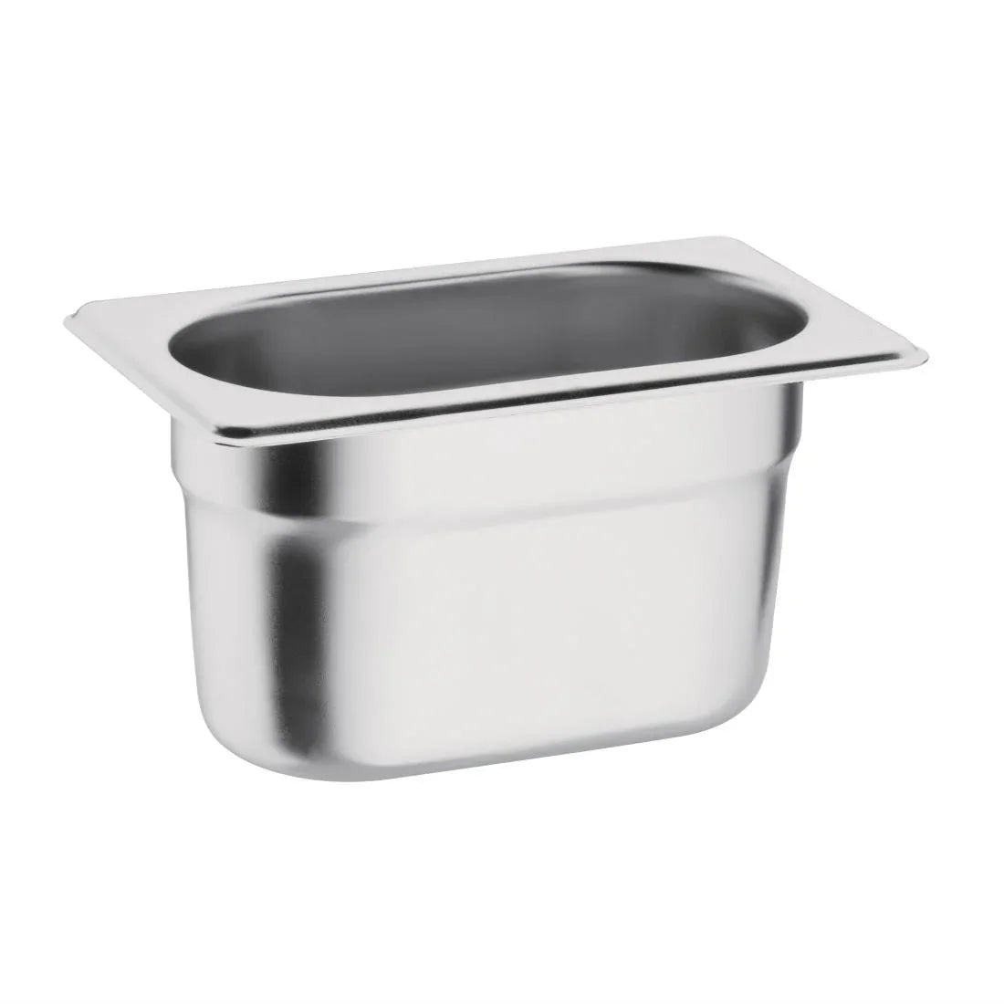 K825 Vogue Stainless Steel 1/9 Gastronorm Pan 100mm - JD Catering Equipment Solutions Ltd