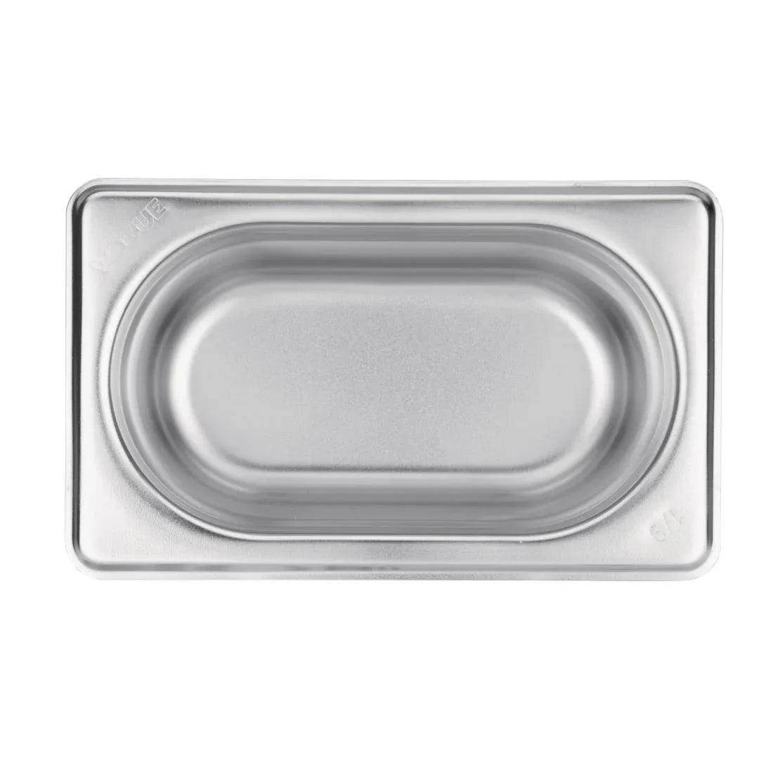 K825 Vogue Stainless Steel 1/9 Gastronorm Pan 100mm - JD Catering Equipment Solutions Ltd