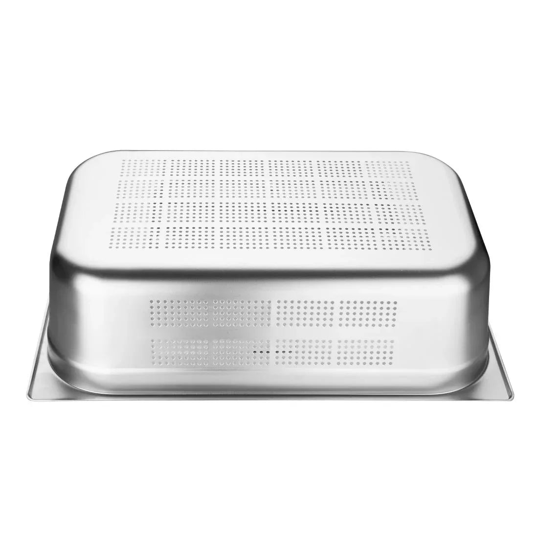 K842 Vogue Stainless Steel Perforated 1/1 Gastronorm Pan 150mm - JD Catering Equipment Solutions Ltd