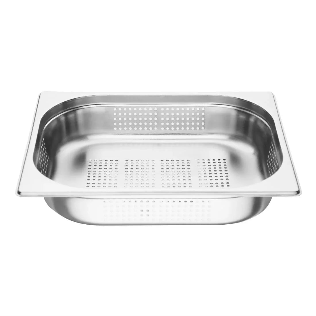 K844 Vogue Stainless Steel Perforated 1/2 Gastronorm Pan 65mm - JD Catering Equipment Solutions Ltd