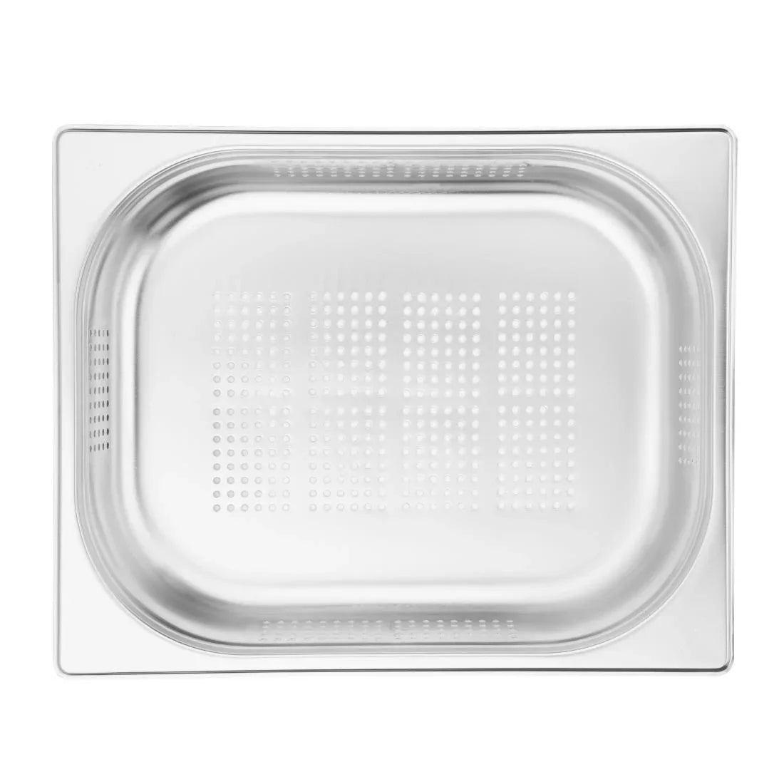 K844 Vogue Stainless Steel Perforated 1/2 Gastronorm Pan 65mm - JD Catering Equipment Solutions Ltd