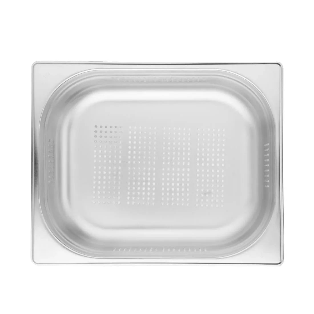 K845 Vogue Stainless Steel Perforated 1/2 Gastronorm Pan 100mm - JD Catering Equipment Solutions Ltd