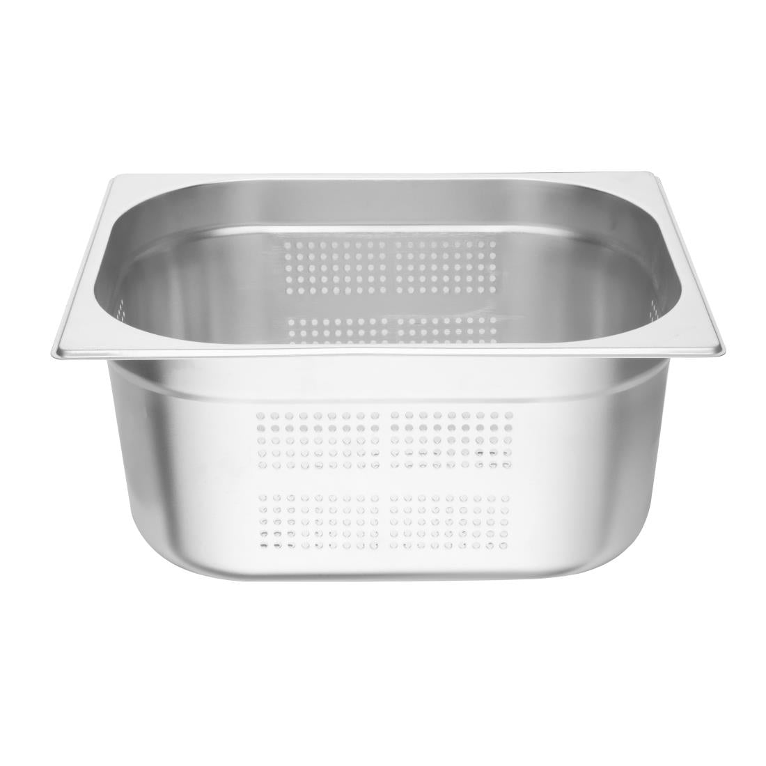 K846 Vogue Stainless Steel Perforated 1/2 Gastronorm Pan 150mm