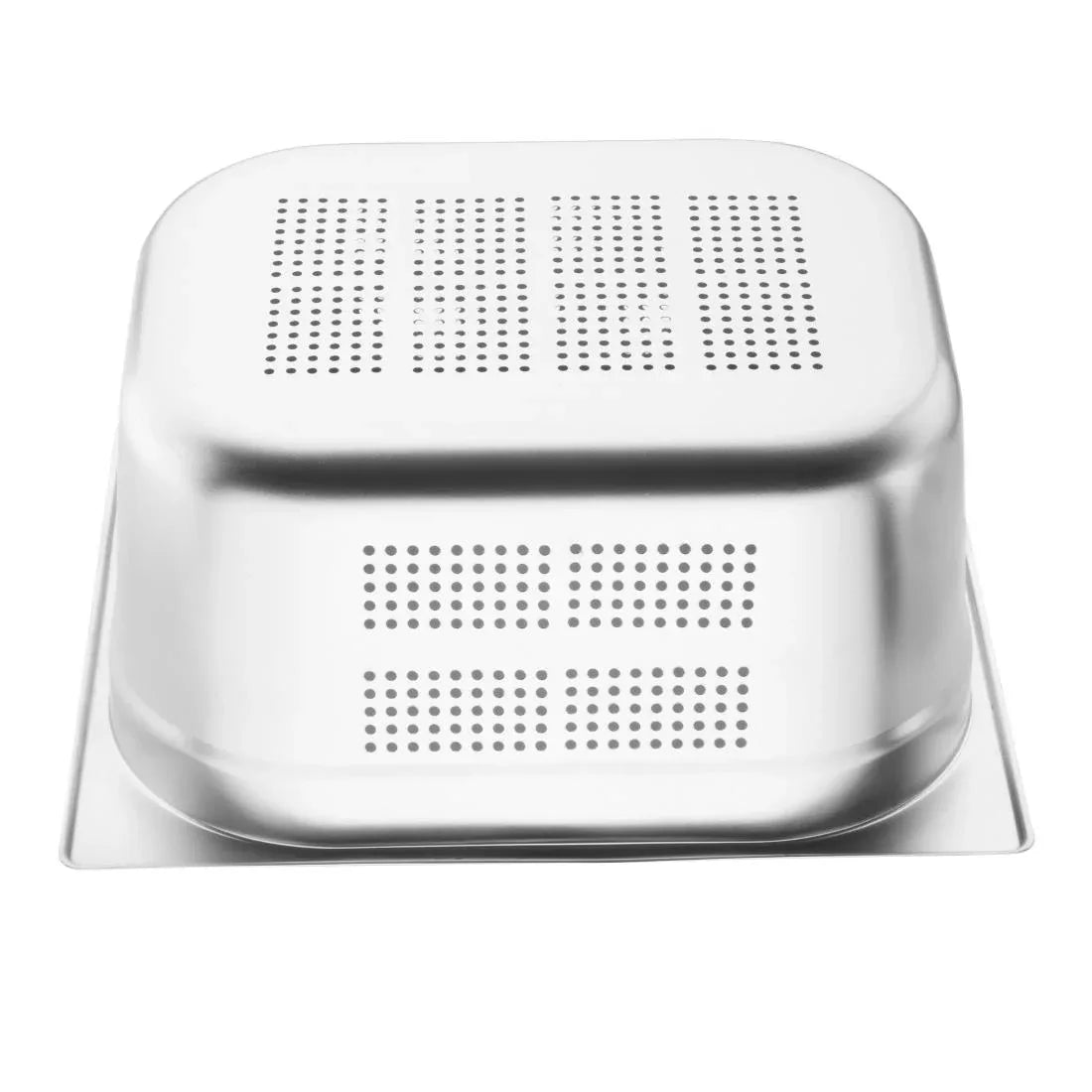K846 Vogue Stainless Steel Perforated 1/2 Gastronorm Pan 150mm - JD Catering Equipment Solutions Ltd