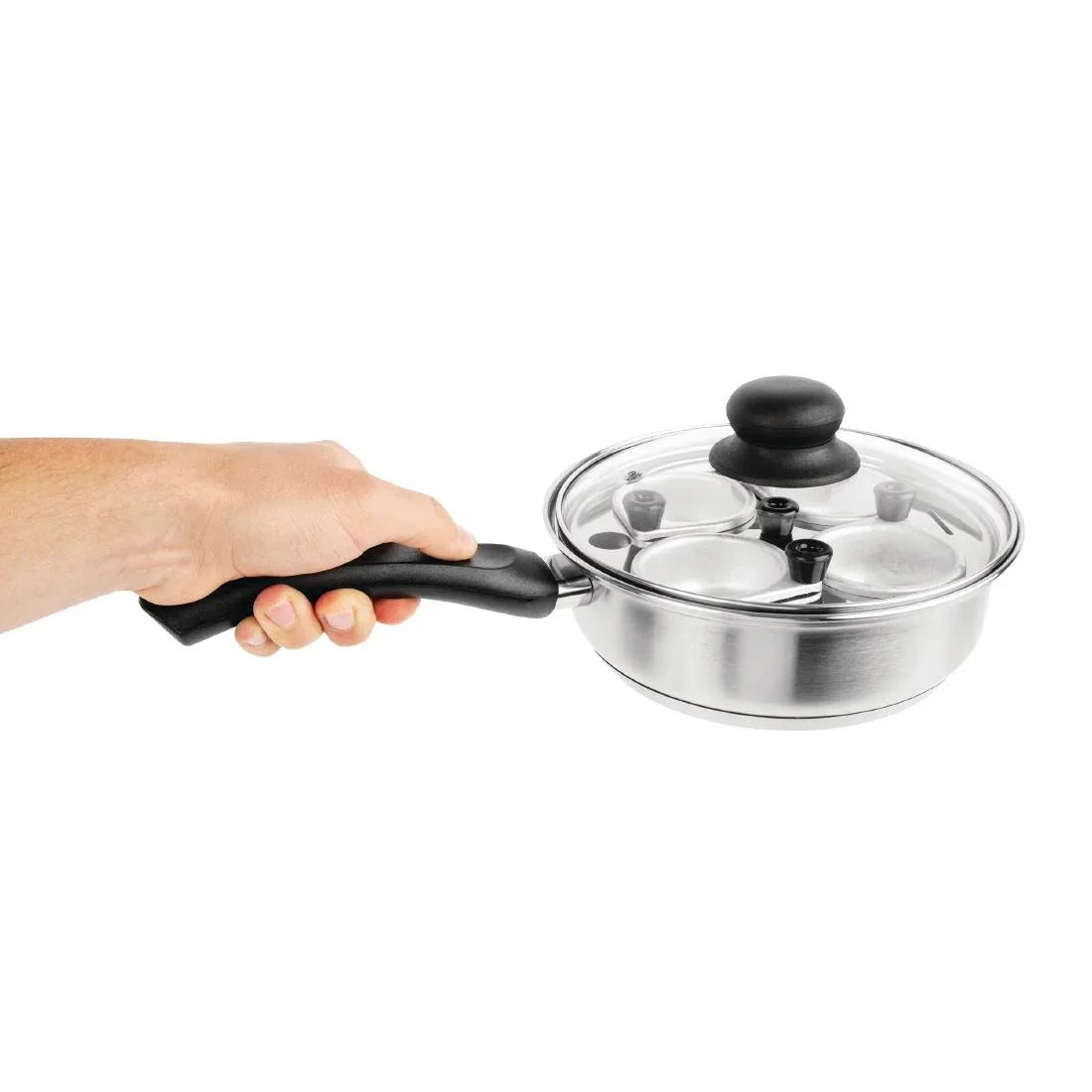 K891 Vogue Stainless Steel Egg Poacher 200mm - JD Catering Equipment Solutions Ltd
